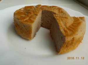 プロテインスポンジケーキ　ホワイエ・ソイ・グリーンスムージー・卵白・パルスイート